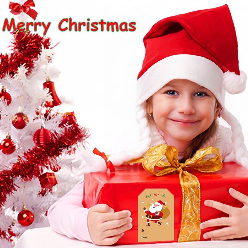 Ccswybf Christmas Stickers - 120pcs Gift Tags - 2"x3" Self-Adhesive Name Labels for Presents - Image 3